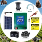 Elektrikli Sensörlü Galvaniz Tel Yaban Kovar Arıcı Profesyonel Set - 1