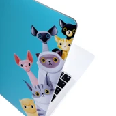 Macbook Air M2-M3-M4 Kılıf 13.6inç Yapıştırma Sticker Koruyucu Kaplama Animal03 A2681 A3113 A3240 ile Uyumlu thumbnail 6