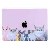 Macbook Air M2-M3-M4 Kılıf 13.6inç Yapıştırma Sticker Koruyucu Kaplama Animal03 A2681 A3113 A3240 ile Uyumlu - 12