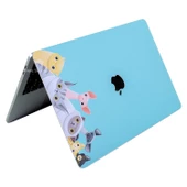 Macbook Air M2-M3-M4 Kılıf 13.6inç Yapıştırma Sticker Koruyucu Kaplama Animal03 A2681 A3113 A3240 ile Uyumlu - 10