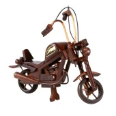 Dekoratif Ahşap Harley Davidson Motosiklet 20 cm thumbnail 1