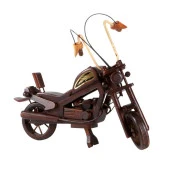 Dekoratif Ahşap Harley Davidson Motosiklet 20 cm thumbnail 2