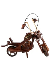 Dekoratif Ahşap Harley Davidson Motosiklet 20 cm thumbnail 8