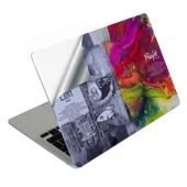 Macbook Air M1 Kılıf BrainNL Yapıştırma Laptop Sticker Koruyucu Kaplama A2337 ile Uyumlu thumbnail 1