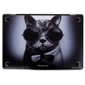 Macbook Air M1 Kılıf Cat01NL Koruyucu Yapıştırma Sticker Laptop Kaplama A2337 ile Uyumlu - 5
