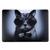 Macbook Air M1 Kılıf Cat01NL Koruyucu Yapıştırma Sticker Laptop Kaplama A2337 ile Uyumlu - 4