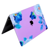 Macbook Air M1 Kılıf Flower03 Yapıştırma Laptop Kaplama Sticker Koruyucu A2337 ile Uyumlu - 8