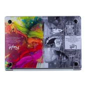 Macbook Air M2-M3-M4 Kılıf 13.6inç Sticker Yapıştırma Koruyucu Kaplama BrainNL A2681 A3113 A3240 ile Uyumlu - 9