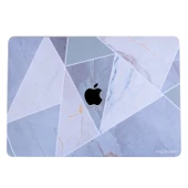 Macbook Air M1 Kılıf Marble14 Kaplama Yapıştırma Sticker Laptop Koruyucu A2337 ile Uyumlu - 11