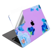 Macbook Air M2-M3-M4 Kılıf 13.6inç Flower03 Yapıştırma Sticker Kaplama Koruyucu A2681 A3113 A3240 ile Uyumlu thumbnail 1