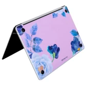Macbook Air M2-M3-M4 Kılıf 13.6inç Flower03 Yapıştırma Sticker Kaplama Koruyucu A2681 A3113 A3240 ile Uyumlu - 4
