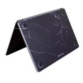 Macbook Air Kılıf M2-M3-M4 13.6inç Yapıştırma Sticker Kaplama Koruyucu Marble14 (13.6” Air) A2681 A3113 A3240 ile Uyumlu - 5