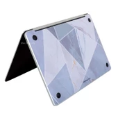 Macbook Air Kılıf M2-M3-M4 13.6inç Yapıştırma Sticker Kaplama Koruyucu Marble14 (13.6” Air) A2681 A3113 A3240 ile Uyumlu - 7