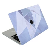 Macbook Air Kılıf M2-M3-M4 13.6inç Yapıştırma Sticker Kaplama Koruyucu Marble14 (13.6” Air) A2681 A3113 A3240 ile Uyumlu - 3