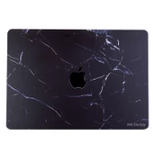 Macbook Air Kılıf M2-M3-M4 13.6inç Yapıştırma Sticker Kaplama Koruyucu Marble14 (13.6” Air) A2681 A3113 A3240 ile Uyumlu - 9