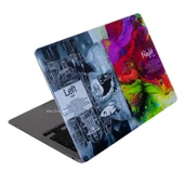 Macbook Air Kılıf Sticker Kaplama Laptop Koruyucu (TouchID'li) A2179 ile Uyumlu BrainNL - 1