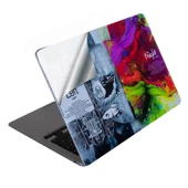 Macbook Air Kılıf Sticker Kaplama Laptop Koruyucu (TouchID'li) A2179 ile Uyumlu BrainNL thumbnail 1