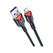 2 Amper Örgü Lightning Şarj ve Data Kablo - 1