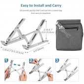 Zuidid Katlanır Alüminyum Notebook Standı - 5