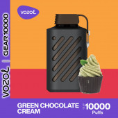 VOZOL GEAR 10.000 ELEKTRONİK NARGİLE ELEKTRONİK SİGARA CEP NARGİLESİ - Green Chocolate Cream Aromalı - 1