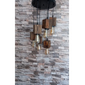 6 LI AHŞAP KÜTÜK AVİZE - 2