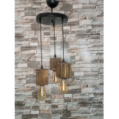 3 LÜ AHŞAP KÜTÜK AVİZE - 1