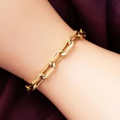 14 Ayar Altın Zincir Bileklik thumbnail 2