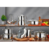 Çelik 18 Parça Çeyiz Seti - Silver - 1