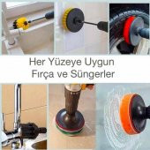 Coofbe 31 Parça Matkap Ucu Banyo Küvet Duşakabin Araba Tekerliği Koltuk Yıkama Temizleme Fırçası - 8