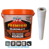 Avantajlı Paket Uv-K Premium Silikonlu 15 Kg Su Yalıtım Boyası ve İzolasyona Yardımcı Keçe - 1