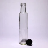 Zeytinyağı Şişesi Yağdanlık Sosluk Sirkelik 250 ml Şeffaf Dorica - 2