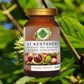 At Kestanesi Toz Ekstresi (Aesculus Hippocastanum L.)60 gr. Cam Kavanoz - 2