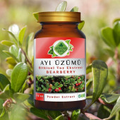 Ayı Üzümü Toz Ekstresi (Arctostaphylos Uva-Ursi)100 gr. Cam Kavanoz - 2