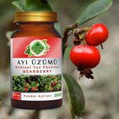 Ayı Üzümü Toz Ekstresi (Arctostaphylos Uva-Ursi)100 gr. Cam Kavanoz - 3