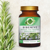 Biberiye Toz Ekstresi (Rosmarinus Officinalis) 50 gr. Cam Kavanoz - 7