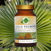 Cüce Palmiye Toz Ekstresi (Serenoa repens)100 gr. Cam Kavanoz - 4