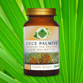 Cüce Palmiye Toz Ekstresi (Serenoa repens)100 gr. Cam Kavanoz - 6