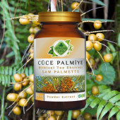 Cüce Palmiye Toz Ekstresi (Serenoa repens)100 gr. Cam Kavanoz - 7