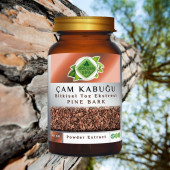 Çam Kabuğu Toz Ekstresi (Pinus Pinaster Aiton) 40 gr. Cam Kavanoz - 2