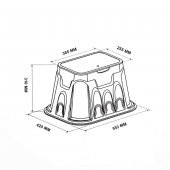 12" VANA KUTUSU SULAMA SİSTEMİ BAHÇE SULAMA YER ALTI DAMLA SULAMA SİSTEMİ VANA KUTUSU thumbnail 2