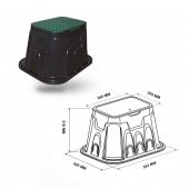 12" VANA KUTUSU SULAMA SİSTEMİ BAHÇE SULAMA YER ALTI DAMLA SULAMA SİSTEMİ VANA KUTUSU thumbnail 3