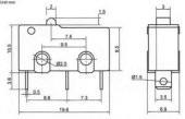 SWİTCH PALETSİZ NORMALDE KAPALI 10x20 DONGHAI KW4-3Z-3 - 2