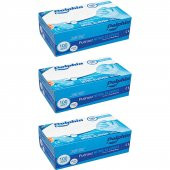 Dolphin Tek Kullanımlık Lateks Mavi Pudrasız Nitril Muayne Eldiveni Medium Orta Boy - 100'lü 3 Paket - 1