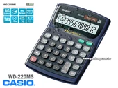 Casio WD-220MS Suya Toza Darbeye Dayanıklı Hesap Makinesi Mavi - 3