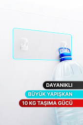 Bino Banyo Düzenleyici Çok Amaçlı 2 Lİ SET Yapışkan Dayanıklı Büyük Yapışkan - 1