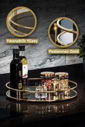 Bino Banyo Düzenleyici Organizer Takı Kozmetik Havlu Rafı Standı  Banyo Mutfak Rafı Çiçeklik - 4