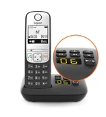 Gigaset A690A Quad 4 Ahizeli Telesekreterli Telsiz Telefon - 1