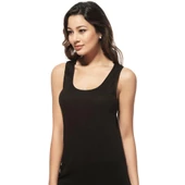 6 lı Paket Özkan Bayan Ribana Pamuklu Geniş Askılı Atlet 0111 thumbnail 1