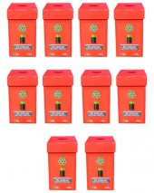 10’lu Geri Dönüşüm Kutusu – Pil Atık Kutusu - 1