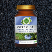Çörek Otu Toz Ekstresi (Nigella sativa L.)50 gr. Cam Kavanoz - 4